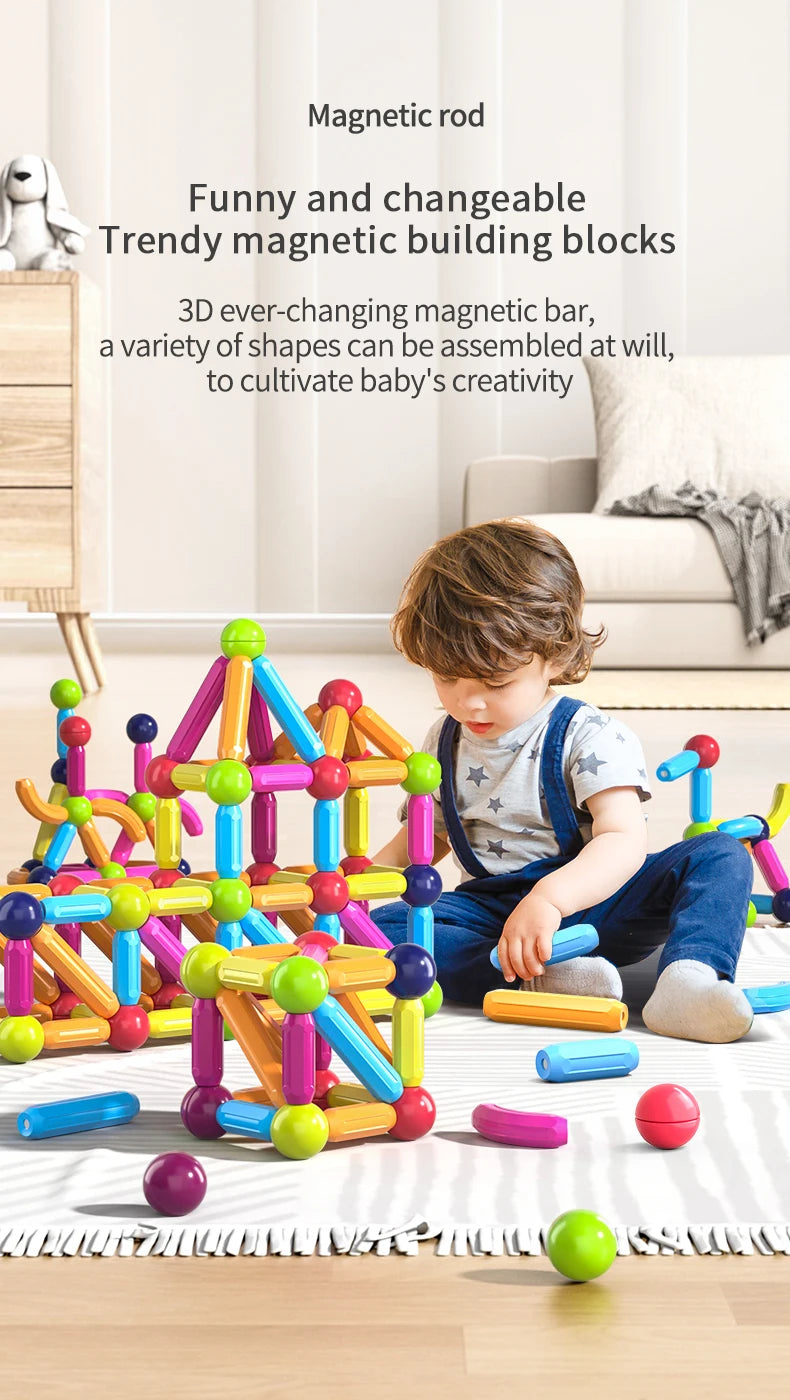 Kids Magnetic Construction Set