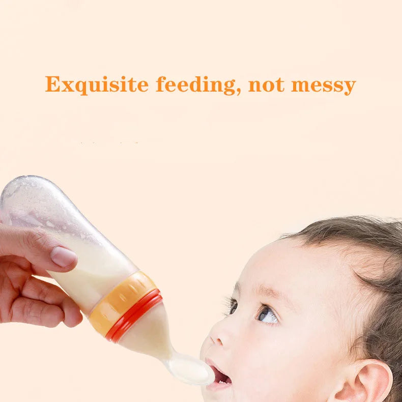 Baby Feeding Bottle With Spoon