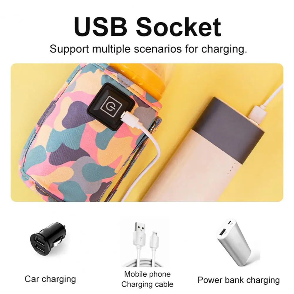 USB Bottle Thermal Warmer Bag