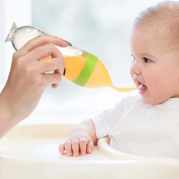 Baby Feeding Bottle With Spoon